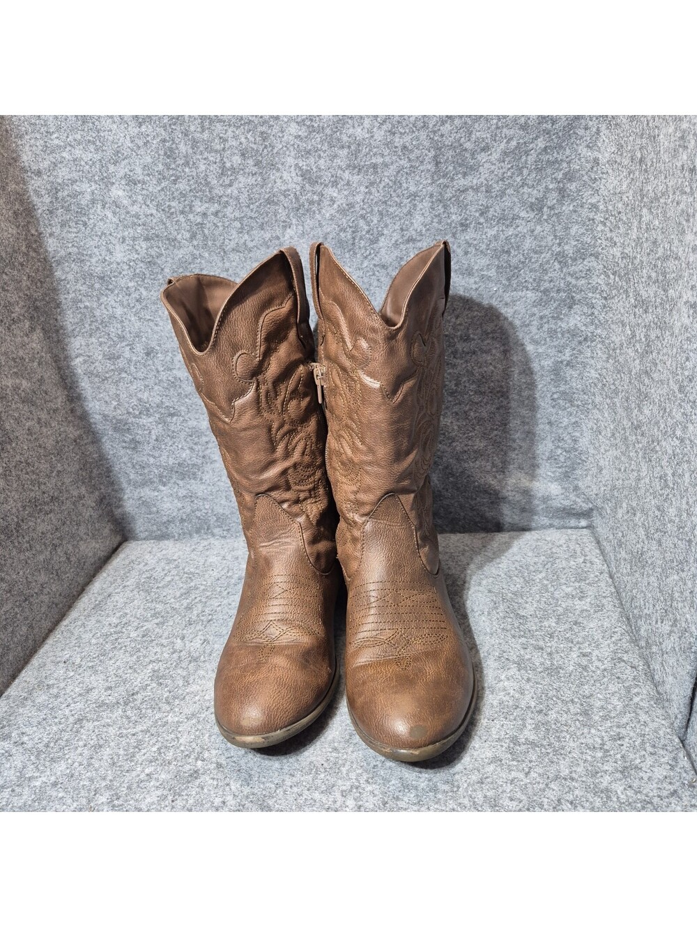 Target Womens Western Cowboy Boots Sz 6 Brown